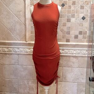 Katwalk Cinched Midi Dress